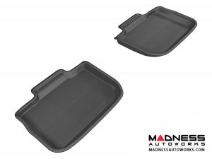 Chrysler 300/ 300C Floor Mats (Set of 2) - Rear - Black by 3D MAXpider (2011-2015)